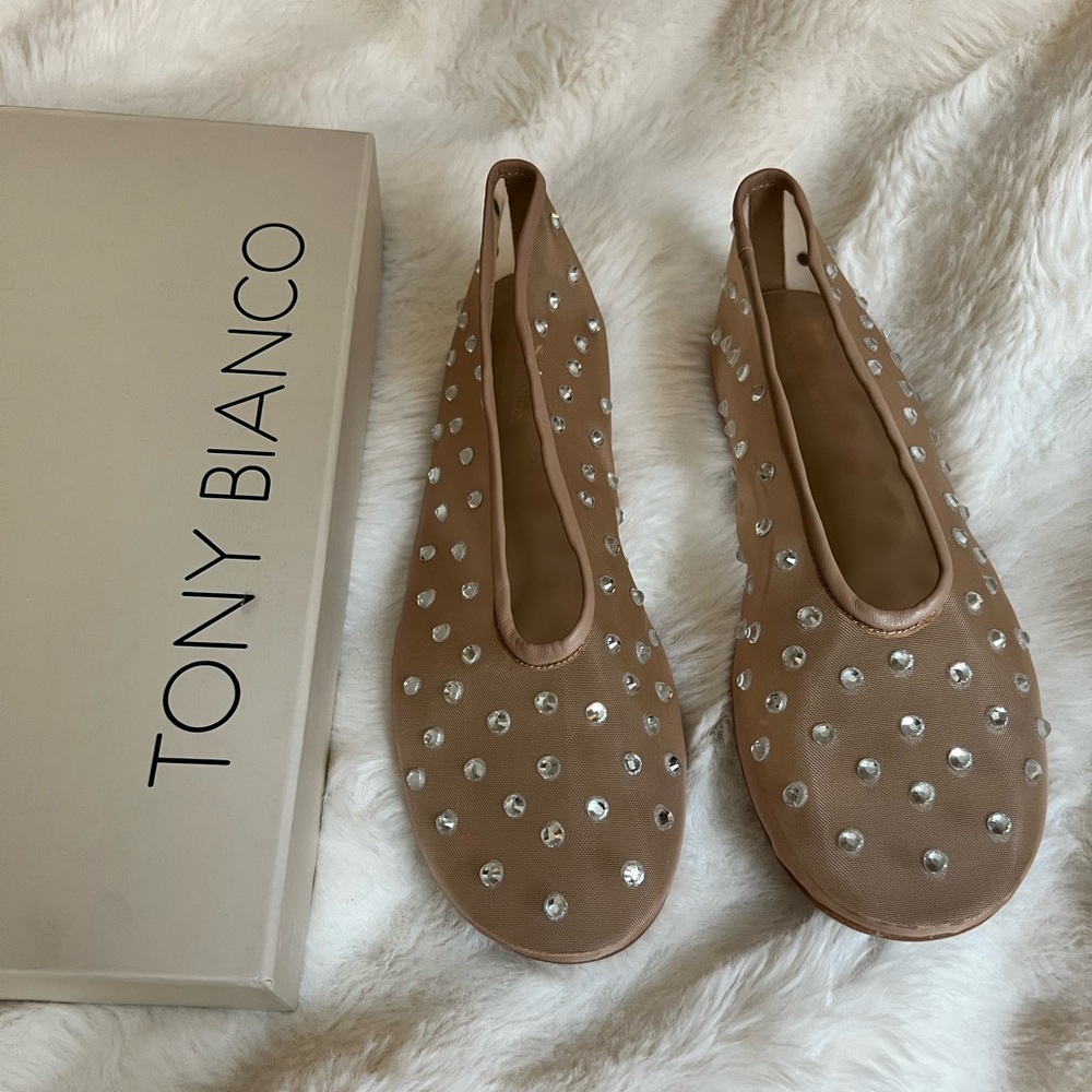 Tony Bianco Tan Studded Women's Shoes